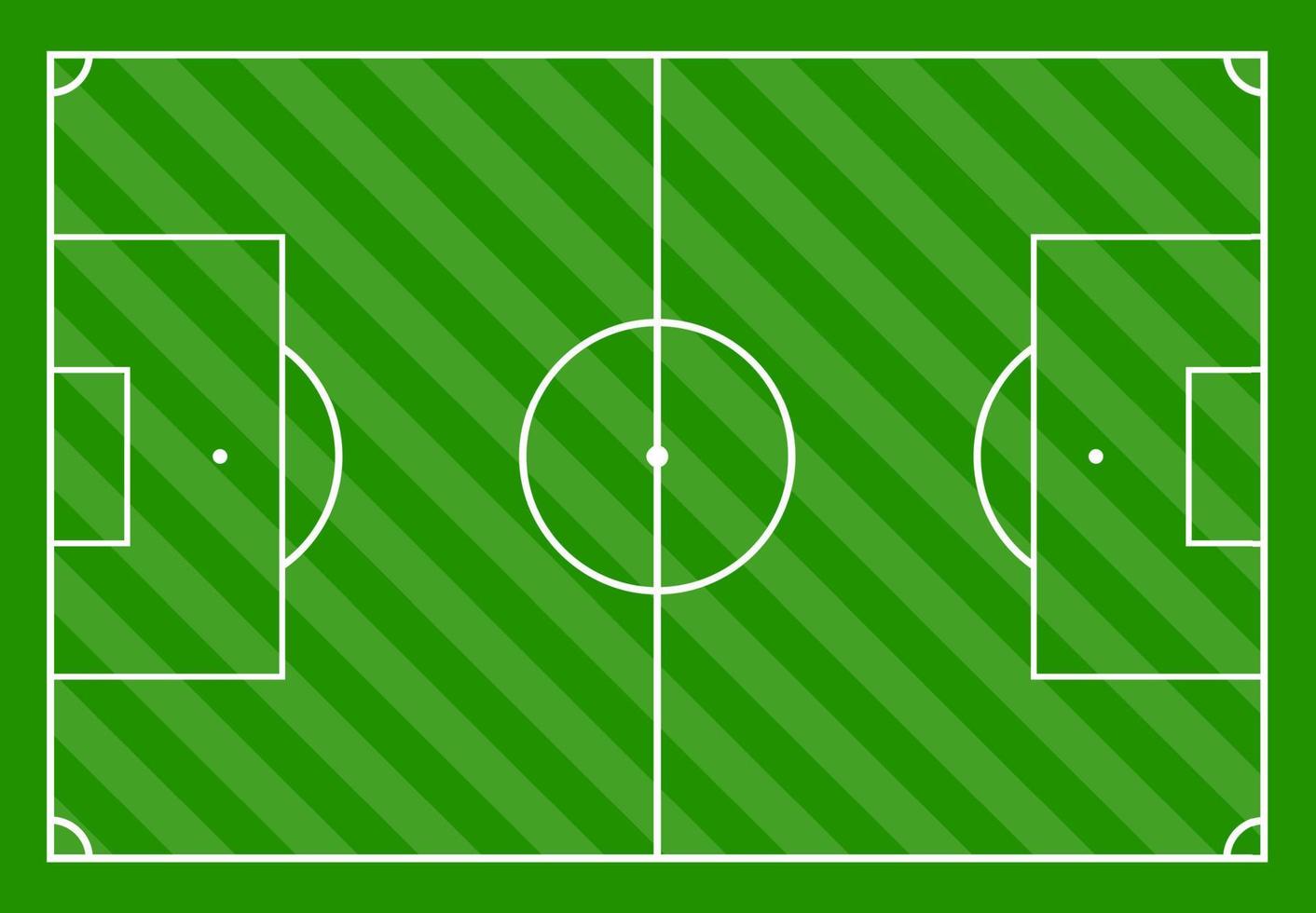 calcio campo con verde erba. vettore illustrazione