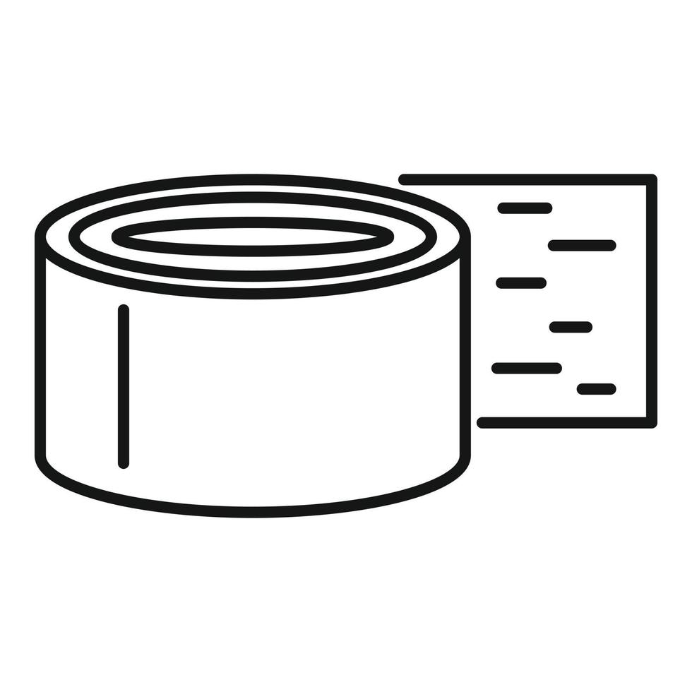 costruzione scotch icona, schema stile vettore