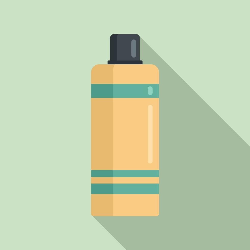 shampoo bottiglia icona, piatto stile vettore