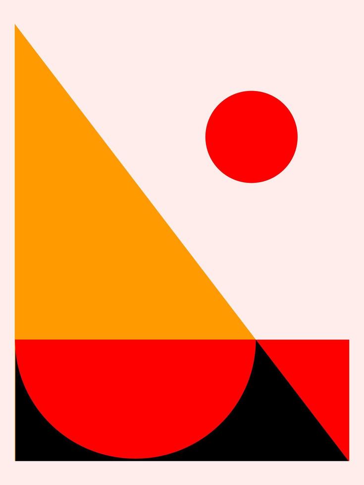 geometrico colore forme sfondo vettore illustrazione.
