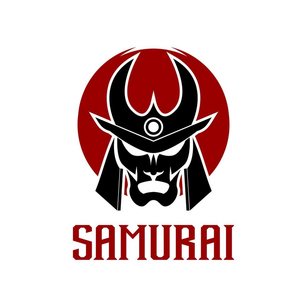 samurai ronin logo samurai vettore