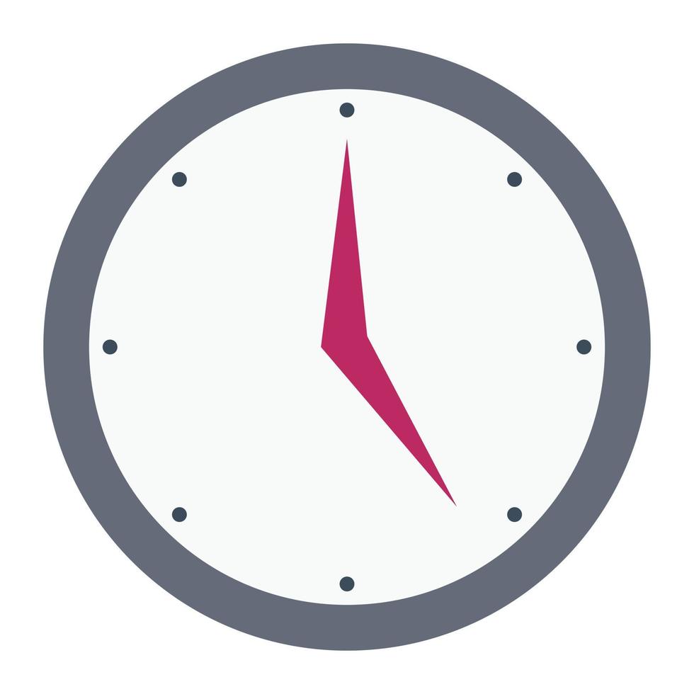 illustrazione vettoriale dell'orologio su uno sfondo. simboli di qualità premium. icone vettoriali per il concetto e la progettazione grafica.