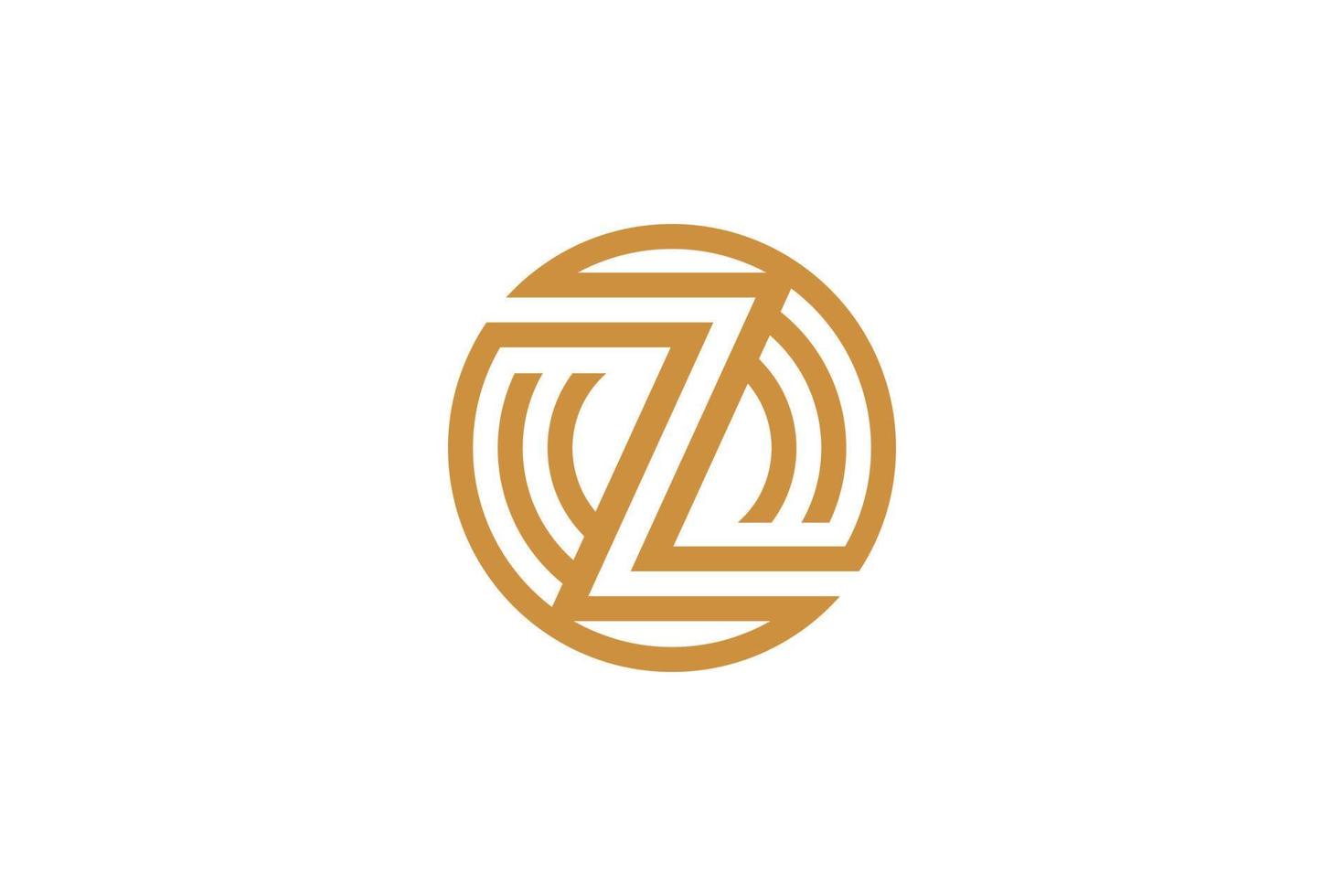 creativo iniziale z monogramma logo vettore