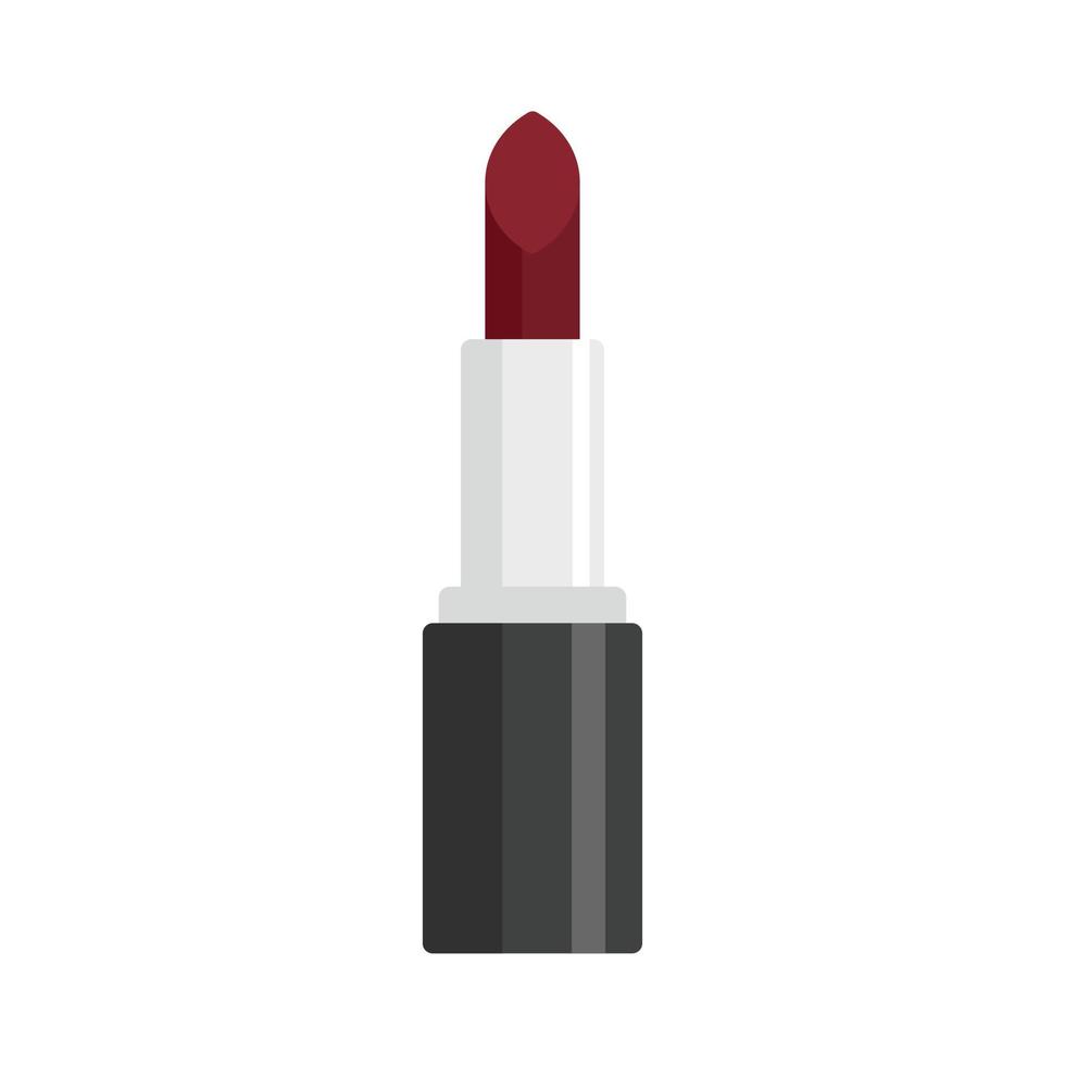 cosmetico rossetto icona, piatto stile vettore