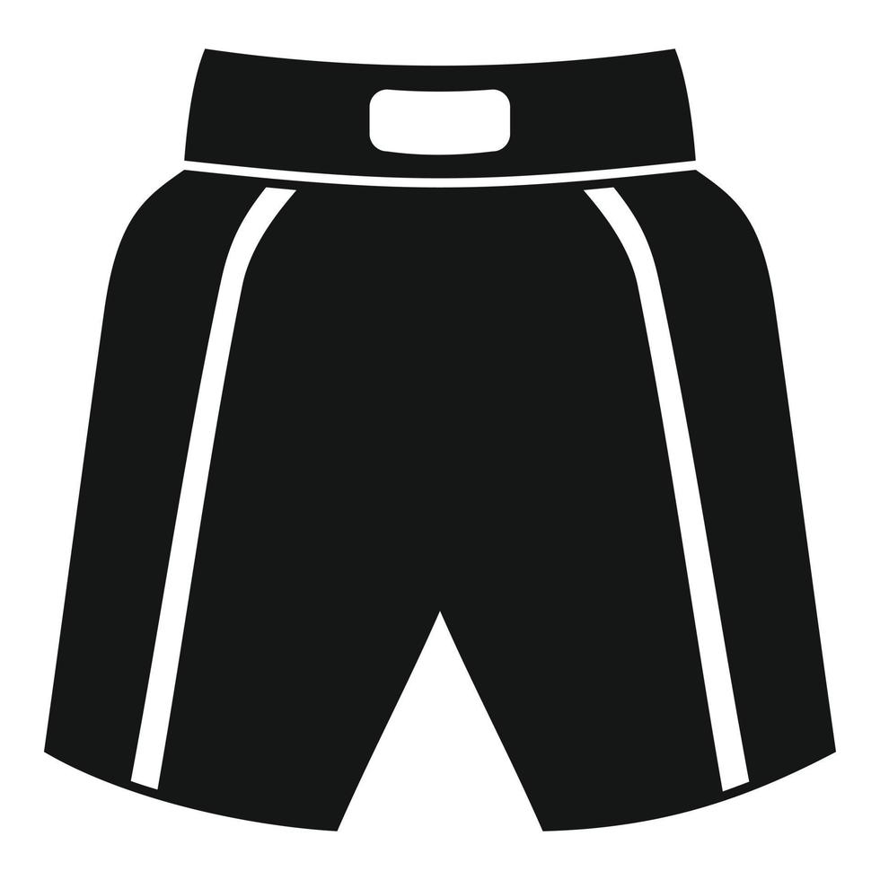 boxe pantaloncini icona, semplice stile vettore