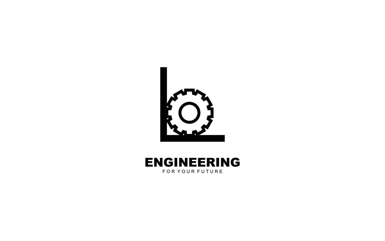l logo Ingranaggio per identità. industriale modello vettore illustrazione per il tuo marca.