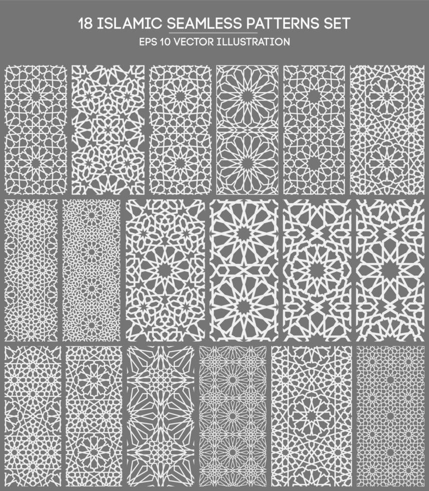 islamico ornamento vettore , persiano motivo . 3d Ramadan islamico il giro modello elementi . geometrico circolare ornamentale Arabo simbolo vettore . oro sfondo