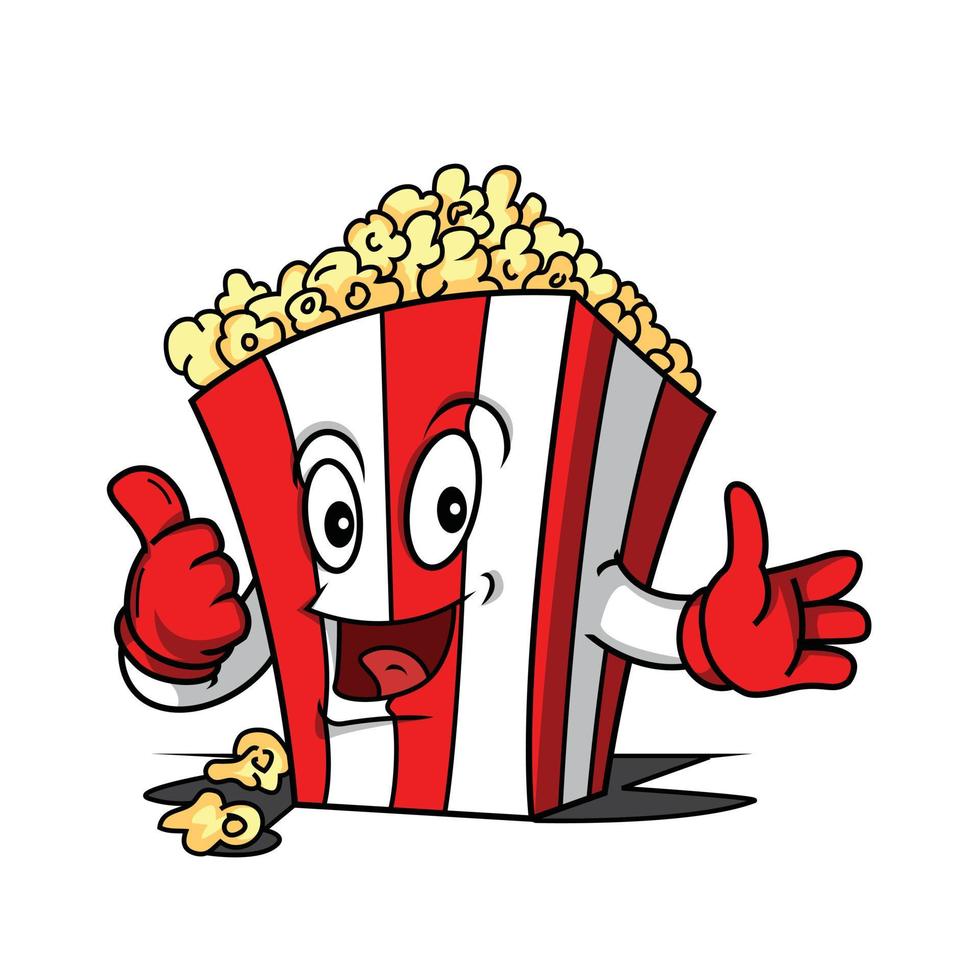 Popcorn vettore illustrazione