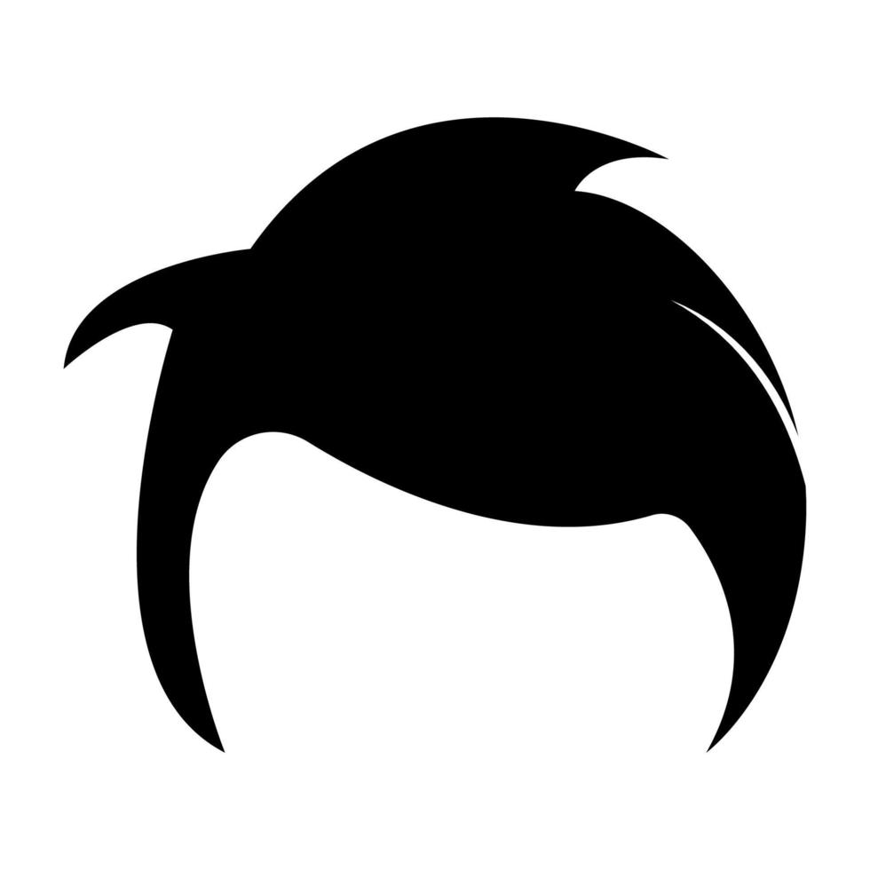 capelli icona illustrazione vettore