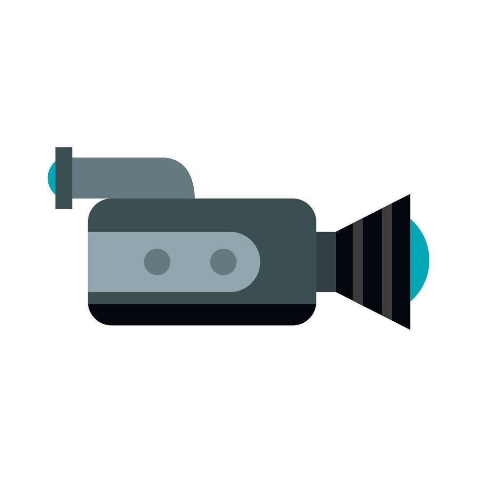 video videocamera con video cassetta icona vettore