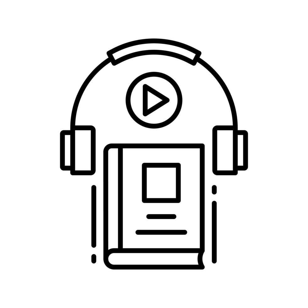 icona vettore audiolibro