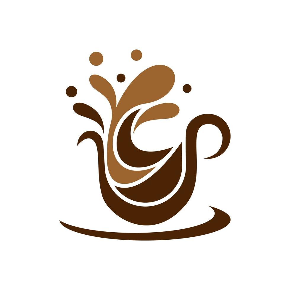 immagini del logo della tazza di caffè vettore