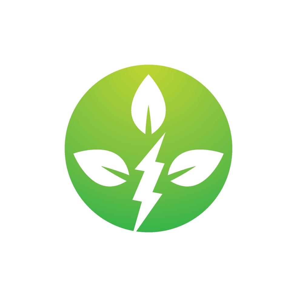 immagini del logo eco energia vettore