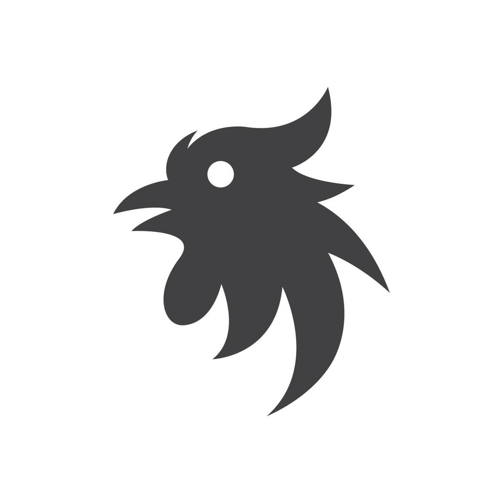 immagini del logo del gallo vettore