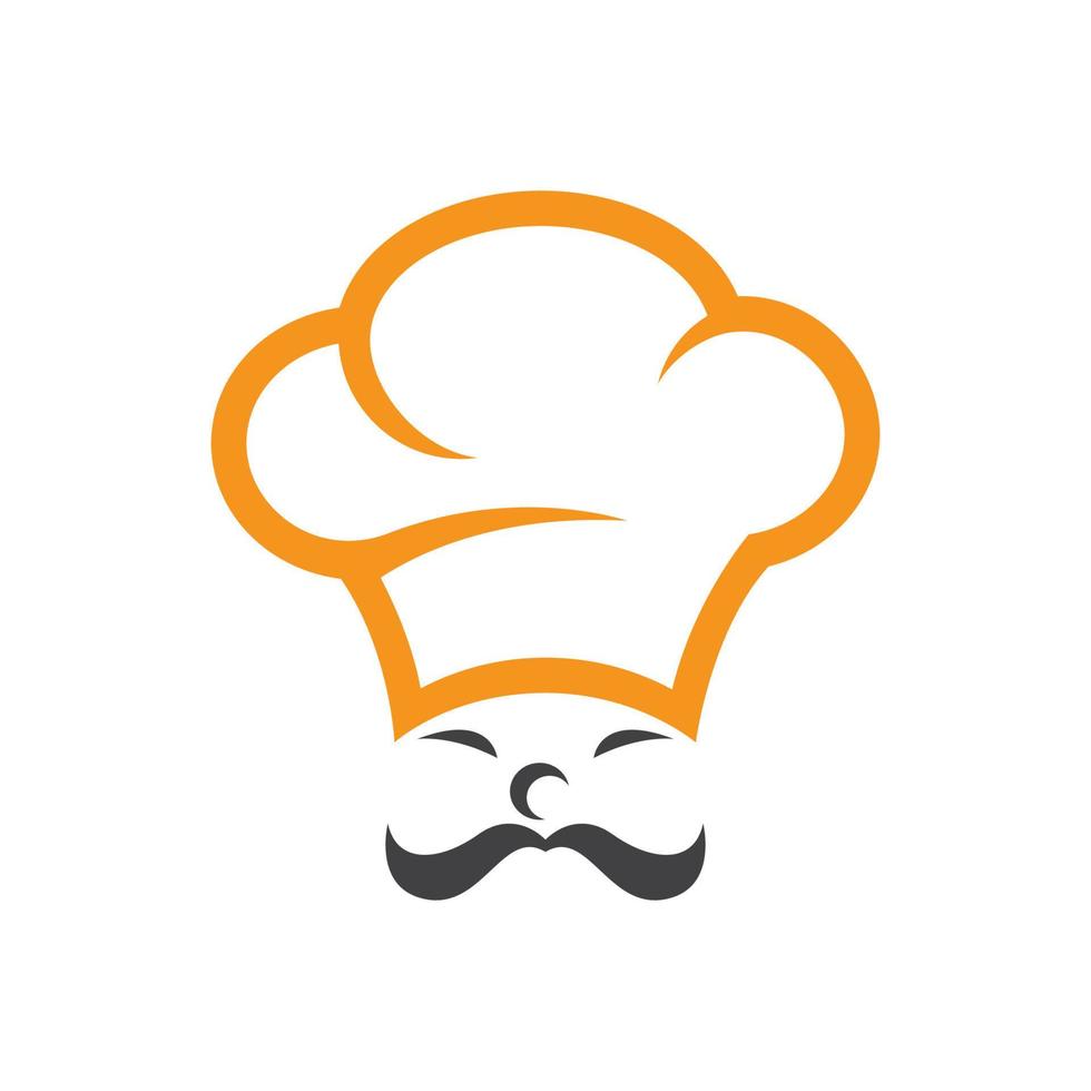 immagini del logo dello chef vettore