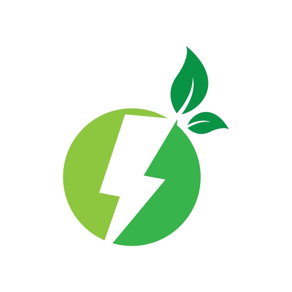 immagini del logo eco energia vettore