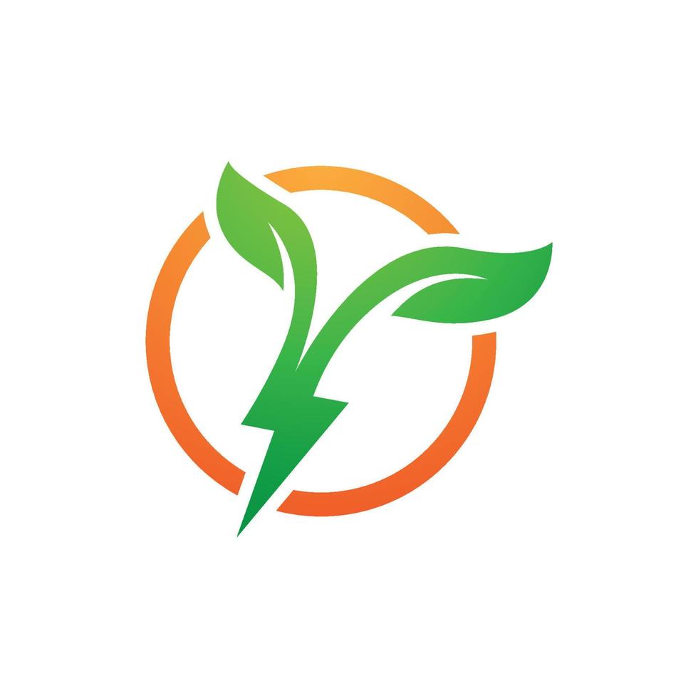 immagini del logo eco energia vettore