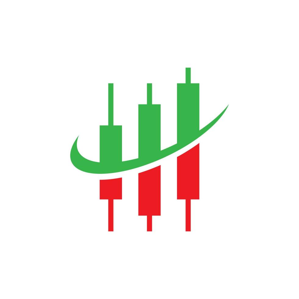 immagini del logo del mercato forex vettore