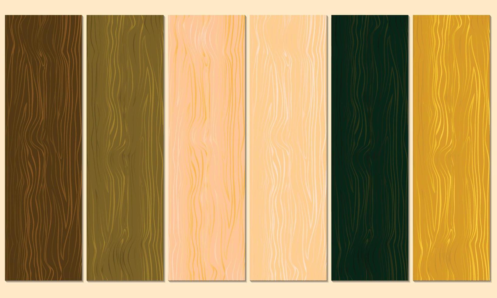 legna pannello trama, pavimento bordo, colorato vettore illustrazione