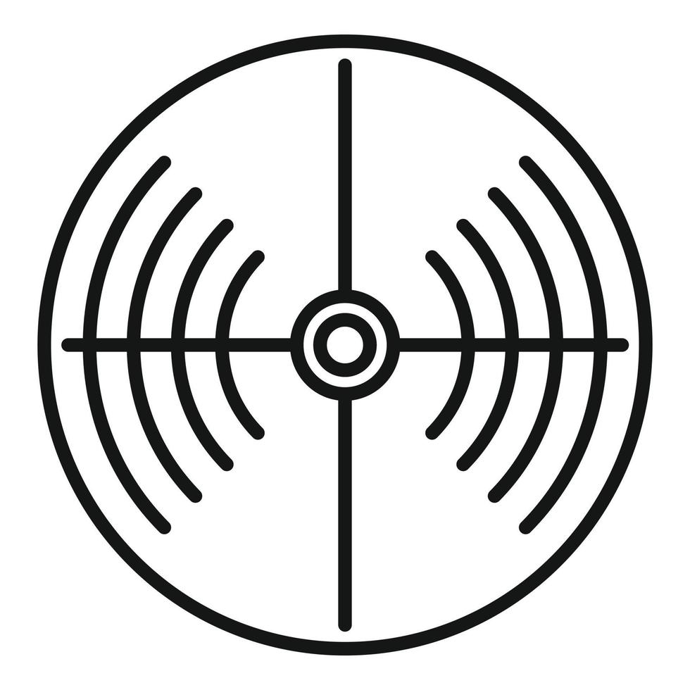 vinile disco icona, schema stile vettore