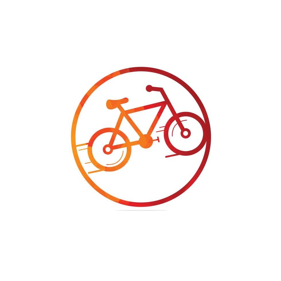 astratto bicicletta vettore logo design. bicicletta negozio aziendale il branding identità .