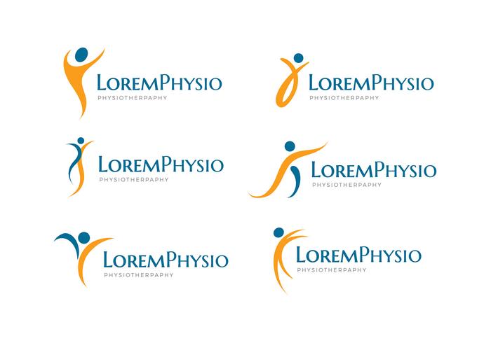 Fisioterapia Logo vettoriale