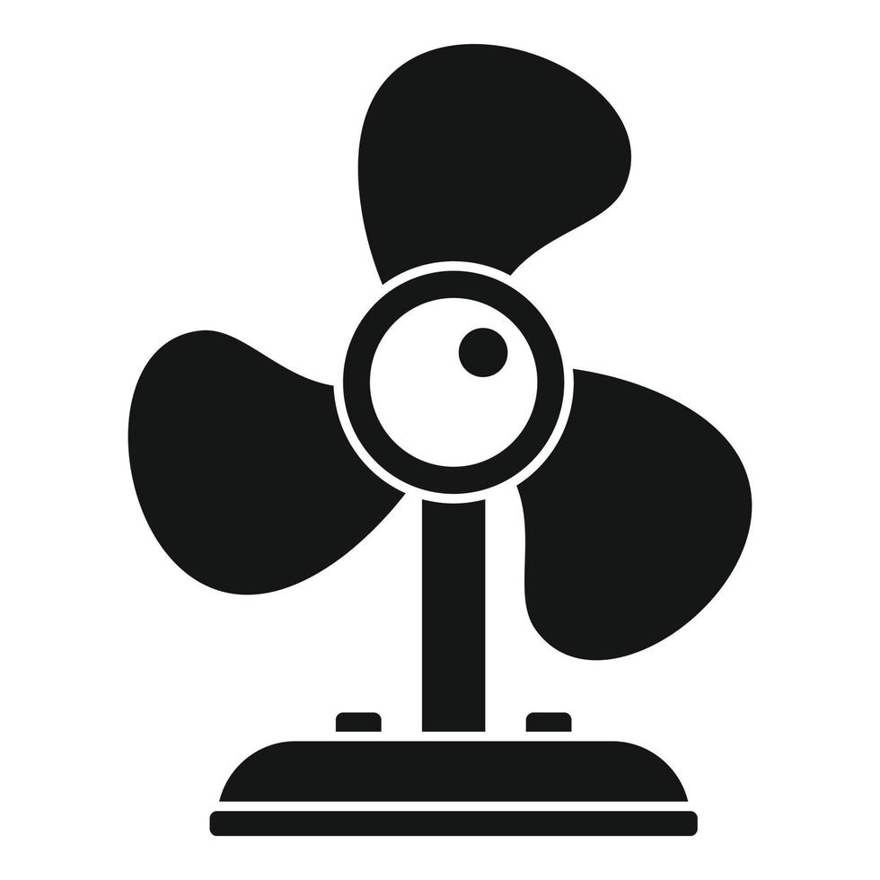 camera servizio fan icona, semplice stile vettore