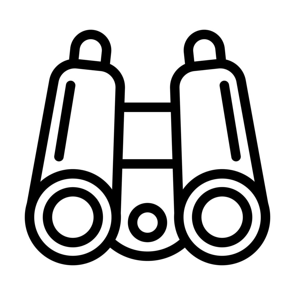 binocolo icona design vettore