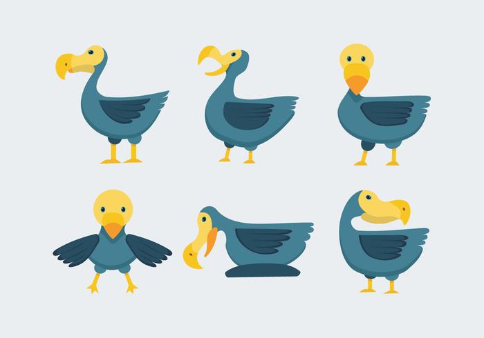 illustrazione vettoriale di uccello dodo