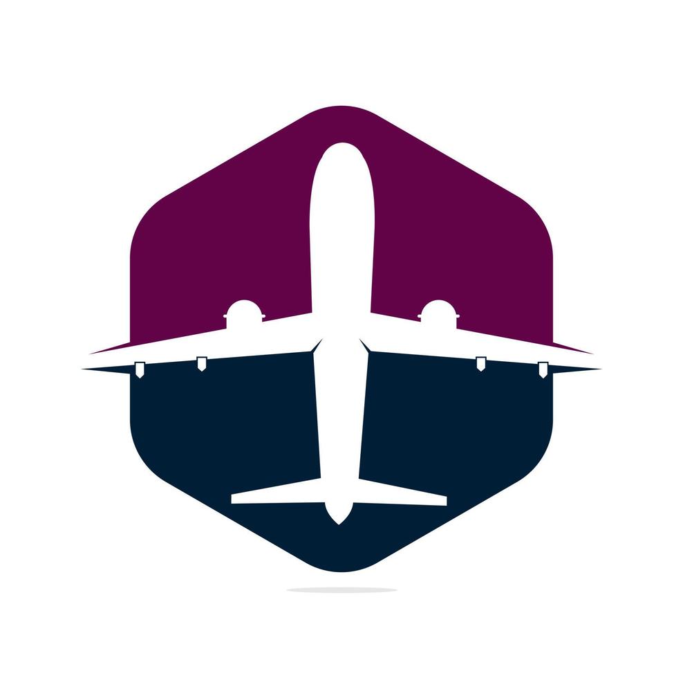 aereo icona vettore illustrazione design logo modello, aereo azienda logo, in viaggio logo,