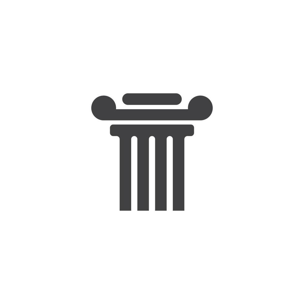 vettore del logo della colonna