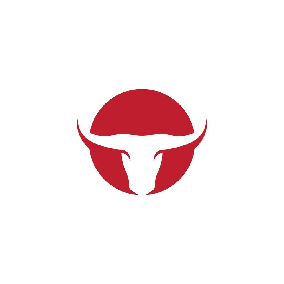 rosso Toro logo vettore