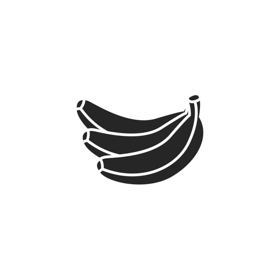 vettore cartello di Banana simbolo è isolato su un' bianca sfondo. vettore illustrazione icona colore modificabile.