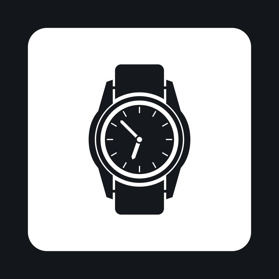 polso orologio icona, semplice stile vettore