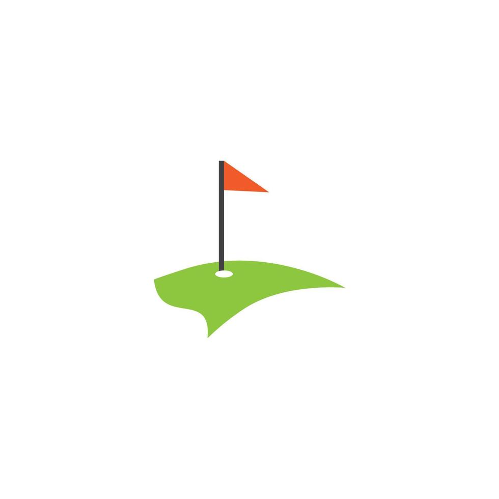 golf logo e simbolo vettore