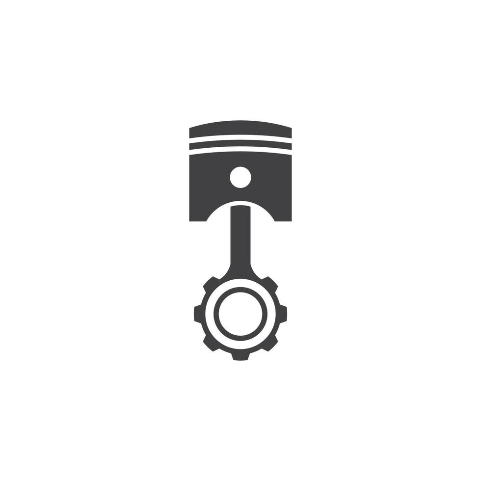 immagini del logo del pistone vettore