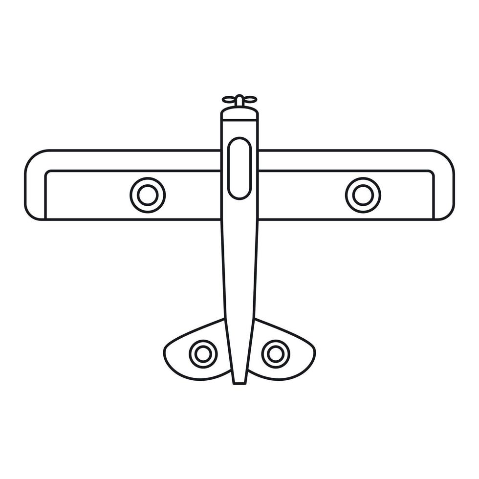 militare combattente aereo icona, schema stile vettore