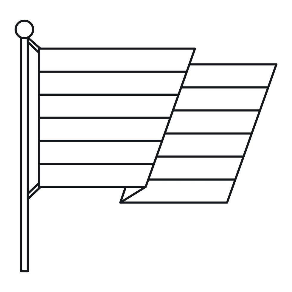 bandiera lgbt icona, schema stile vettore