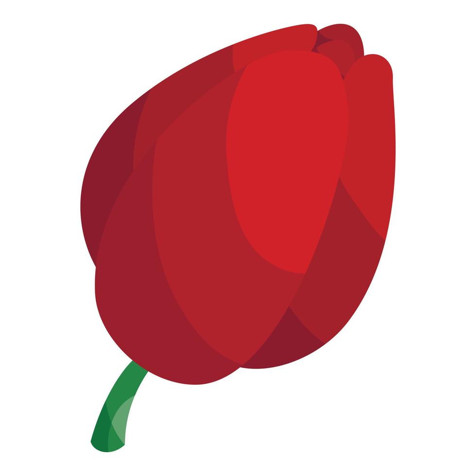 tulipano Istanbul logo icona, cartone animato stile vettore