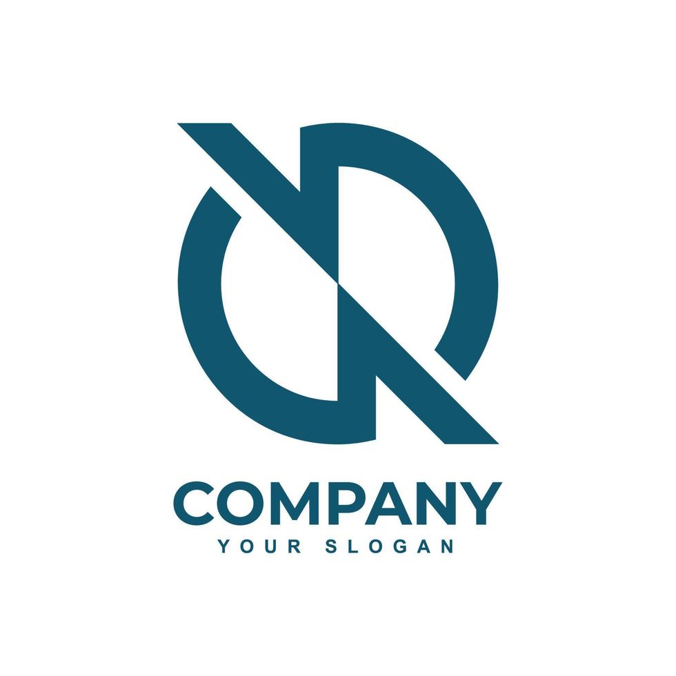 q lettera iniziale logo vettore icona illustrazione