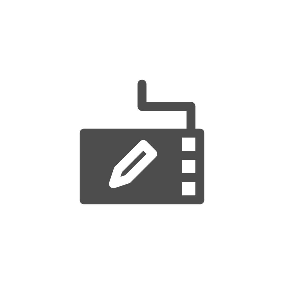 vettore semplice glifo digitale disegno tavola icona design