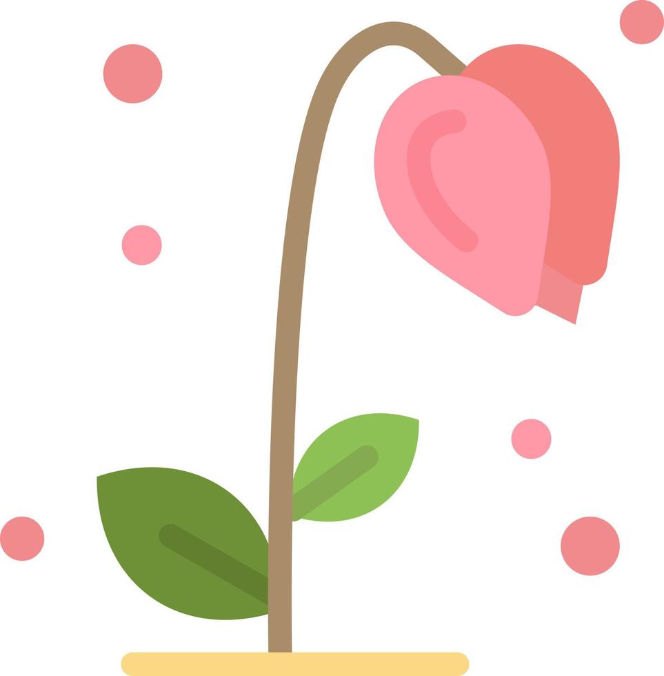 girasole floreale natura primavera piatto colore icona vettore icona bandiera modello