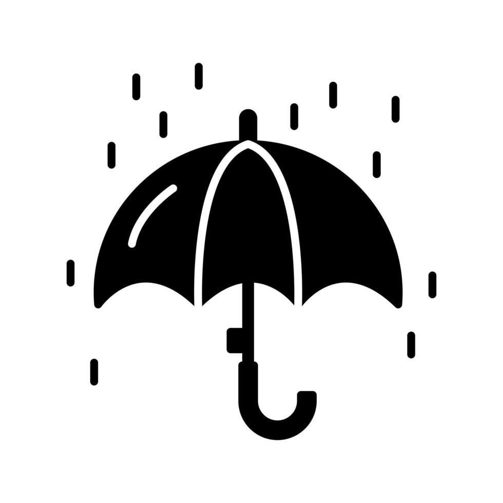 pioggia vettore icona