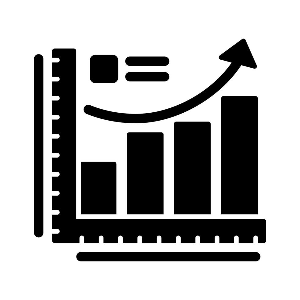 crescita grafico vettore icona