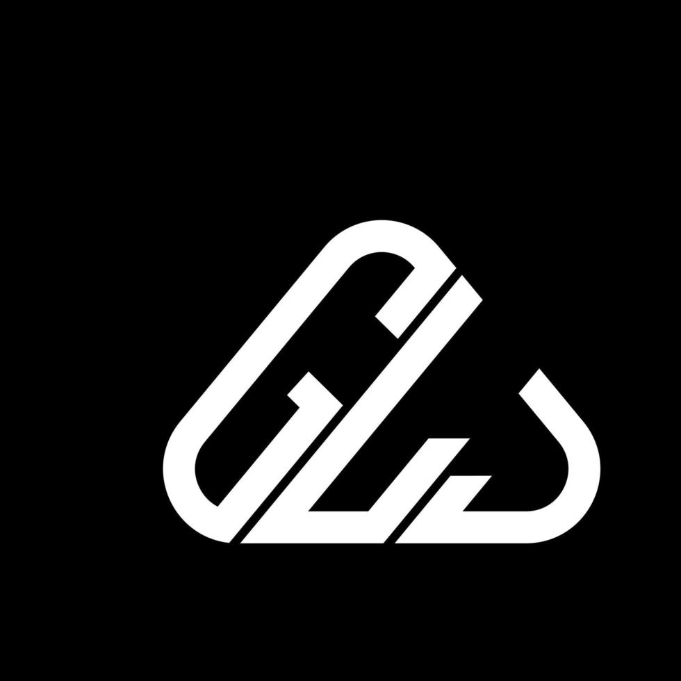 glj lettera logo creativo design con vettore grafico, glj semplice e moderno logo.
