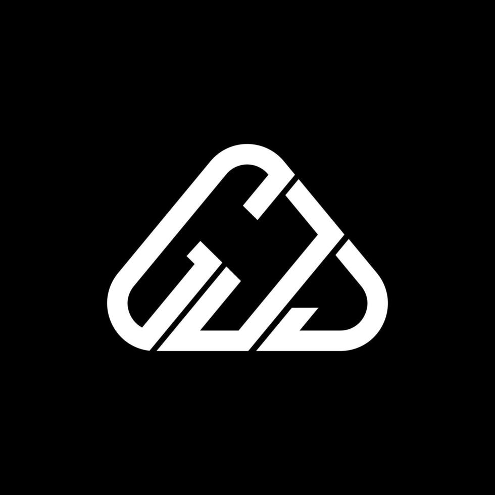 gjj lettera logo creativo design con vettore grafico, gjj semplice e moderno logo.