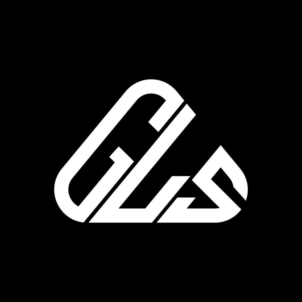 gls lettera logo creativo design con vettore grafico, gls semplice e moderno logo.