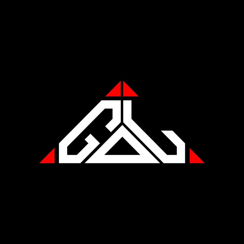 Gol lettera logo creativo design con vettore grafico, Gol semplice e moderno logo.