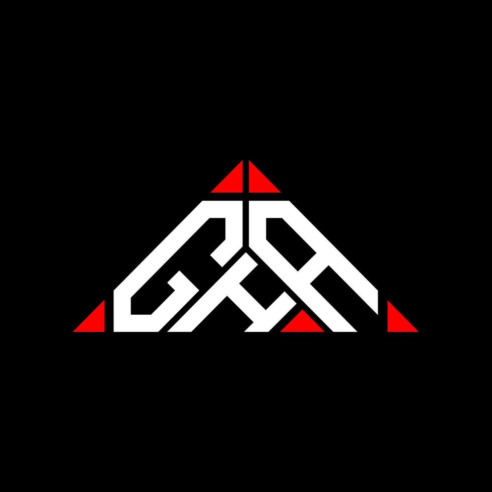 gha lettera logo creativo design con vettore grafico, gha semplice e moderno logo.