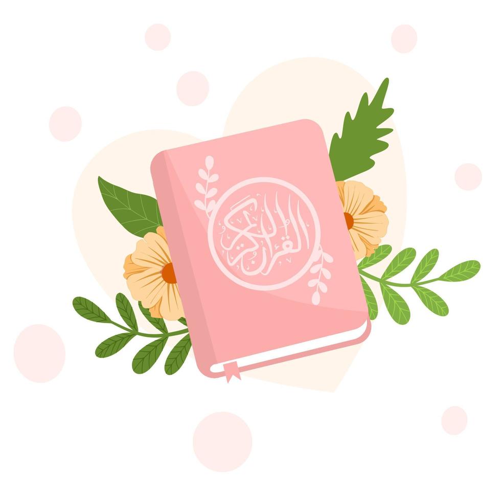 illustrazione di il santo Corano vettore